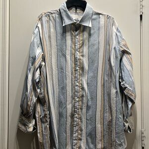 Burma Bibas 90’s Vintage Long Sleeve Button Down XXL